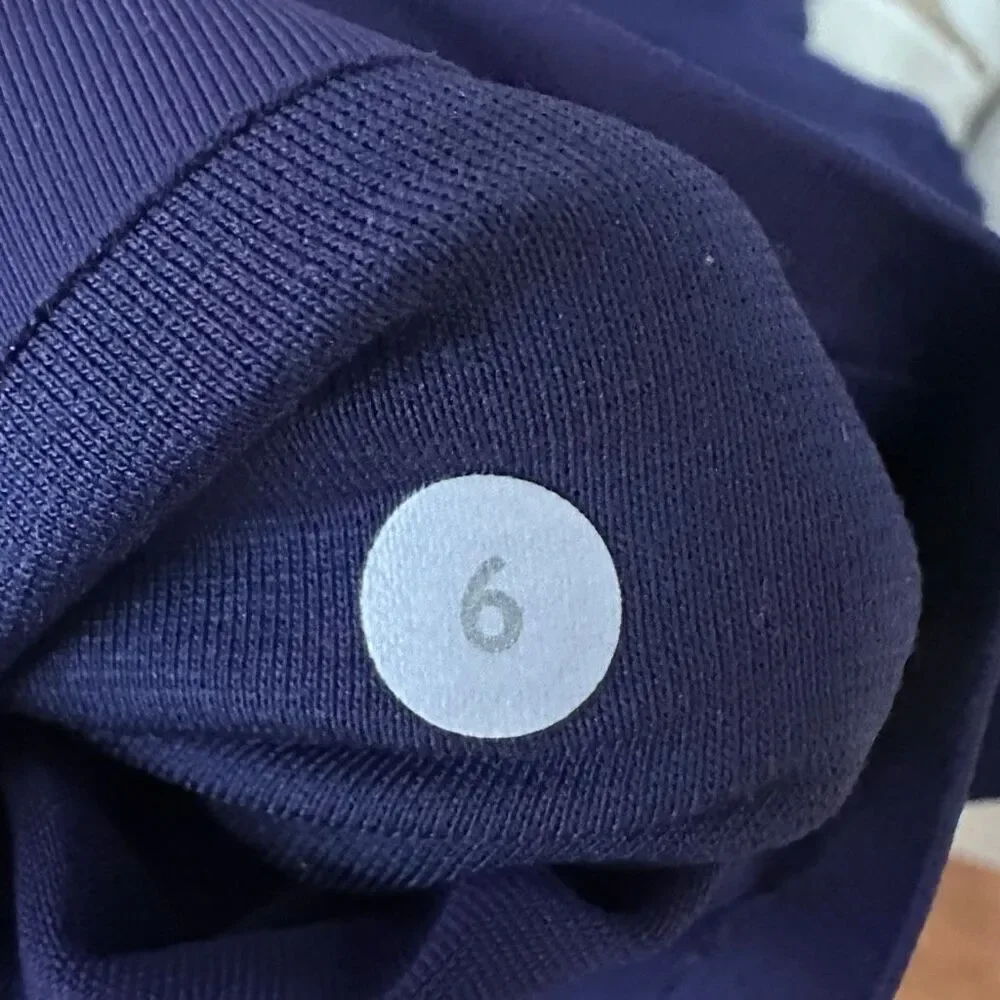 Lululemon Fast As Light Crop Emperor Blue Size 6